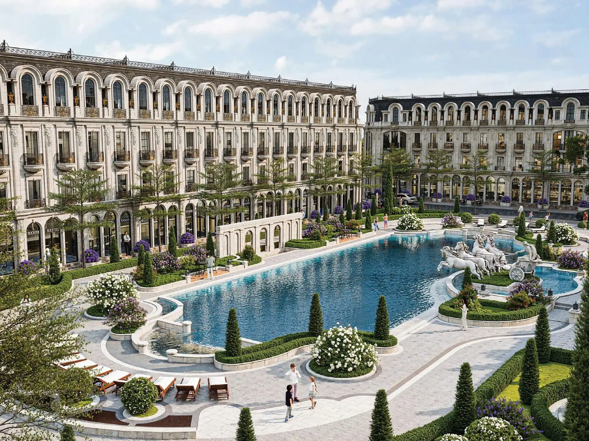 Phối cảnh căn hộ Liền kề tại dự án Bắc Thăng Long Urban City