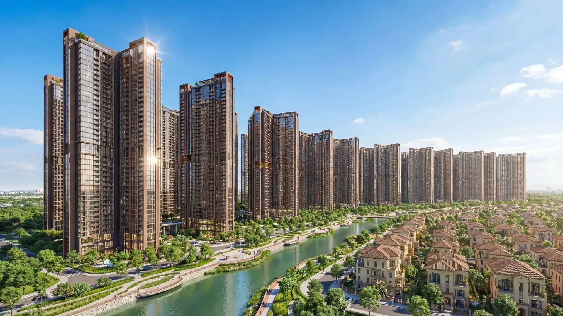 Phối cảnh khu đô thị đa mục tiêu Bắc Thăng Long Urban City