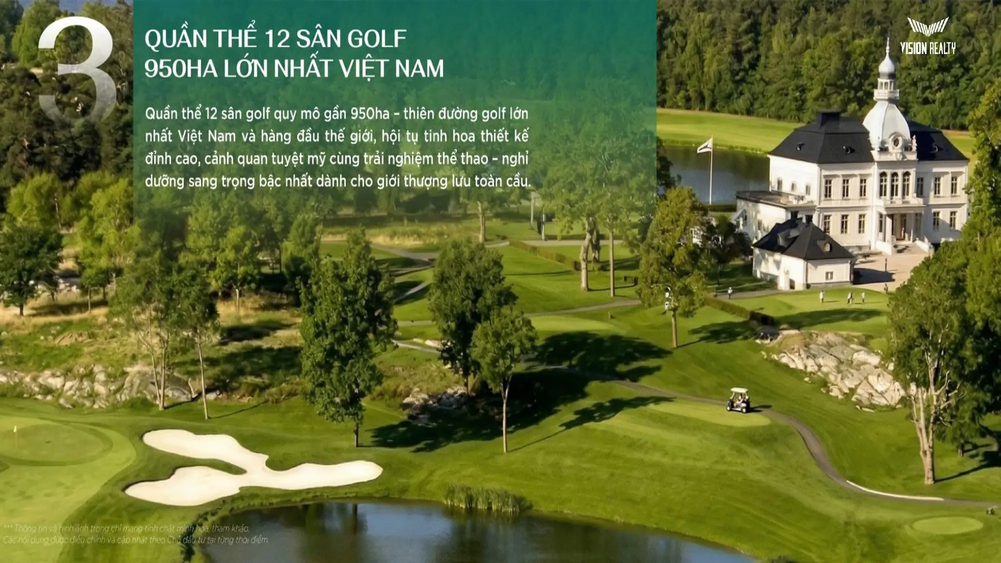 Quần thể 12 sân Golf 950ha lớn nhất Việt Nam