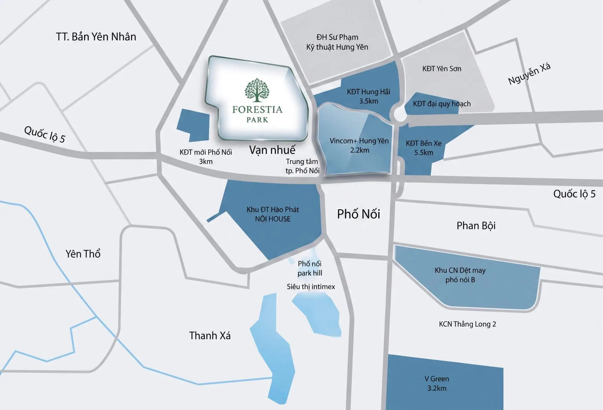 Vị trí dự án Forestia Park Vị trí dự án Forestia Park